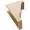 Ekena Millwork 7"W x 14"D x 21"H Classic Burlington Rough Cedar Woodgrain TimberThane Corbel, Primed Tan CORUR07X14X21BURRCPR - alternate 3